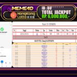 Bukti Jp MEME4D Togel Online 23 JANUARI 2025