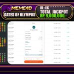 Bukti Jp MEME4D Slot Online 14 JANUARI 2025