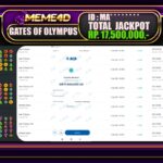 Bukti Jp MEME4D Slot Online 14 JANUARI 2025
