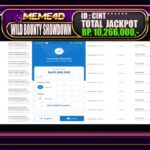 Bukti Jp MEME4D Slot Online 23 Maret 2025