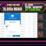 Bukti Jp MEME4D Slot Online 22 Maret 2025