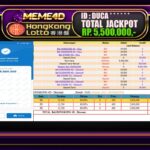 Bukti Jp MEME4D Togel Online 01 Mei 2025