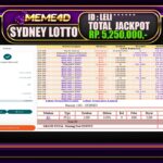 Bukti Jp MEME4D Togel Online 10 April 2025