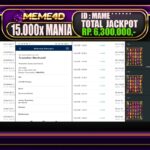Bukti Jp MEME4D Slot Online 16 April 2025