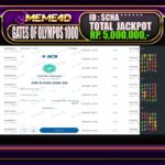 Bukti Jp MEME4D Slot Online 10 April 2025