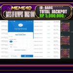 Bukti Jp MEME4D Slot Online 04 Mei 2025