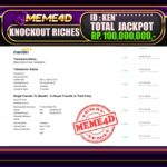 Bukti Jp MEME4D Slot Online 10 Mei 2025