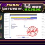 Bukti Jp MEME4D Slot Online 23 Mei 2025