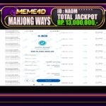 Bukti Jp MEME4D Slot Online 08 Mei 2025