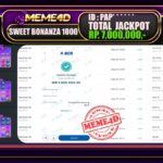 Bukti Jp MEME4D Slot Online 24 Mei 2025