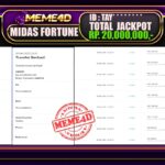 Bukti Jp MEME4D Slot Online 29 Mei 2025