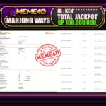 Bukti Jp MEME4D Slot Online 30 Juni 2025
