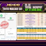 Bukti Jp MEME4D Togel Online 22 Juni 2025