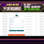 Bukti Jp MEME4D Slot Online 17 Juni 2025