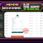Bukti Jp MEME4D Slot Online 22 Juni 2025
