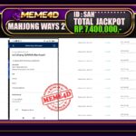 Bukti Jp MEME4D Slot Online 09 Juni 2025