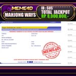 Bukti Jp MEME4D Slot Online 20 Juni 2025