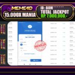 Bukti Jp MEME4D Slot Online 04 Juli 2025