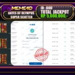 Bukti Jp MEME4D Slot Online 01 Juli 2025