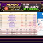Bukti Jp MEME4D Togel Online 24 Juli 2025
