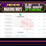 Bukti Jp MEME4D Slot Online 22 Juli 2025