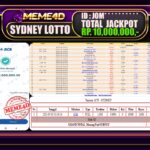 Bukti Jp MEME4D Togel Online 03 Juli 2025