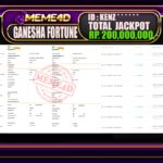 Bukti Jp MEME4D Slot Online 22 Juli 2025