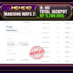Bukti Jp MEME4D Slot Online 02 Juli 2025