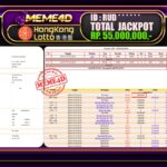 Bukti Jp MEME4D Togel Online 08 Juli 2025