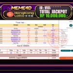 Bukti Jp MEME4D Togel Online 19 Juli 2025