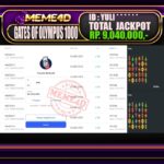 Bukti Jp MEME4D Slot Online 31 Juli 2025