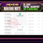 Bukti Jp MEME4D Slot Online 04 AGUSTUS 2025