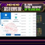 Bukti Jp MEME4D Slot Online 28 Agustus 2025
