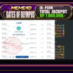 Bukti Jp MEME4D Slot Online 24 Agustus 2025