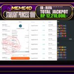 Bukti Jp MEME4D Slot Online 14 AGUSTUS 2025