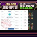 Bukti Jp MEME4D Slot Online 27 Agustus 2025