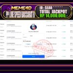 Bukti Jp MEME4D Casino Online 21 September 2025