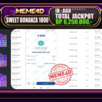 Bukti Jp MEME4D Slot Online 31 Oktober 2025