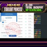 Bukti Jp MEME4D Slot Online 17 Oktober 2025