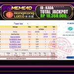 Bukti Jp MEME4D Togel Online 11 Oktober 2025