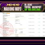 Bukti Jp MEME4D Slot Online 17 Oktober 2025