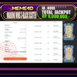Bukti Jp MEME4D Slot Online 02 Oktober 2025
