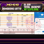 Bukti Jp MEME4D Togel Online 18 Oktober 2025