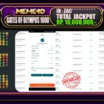Bukti Jp MEME4D Slot Online 30 Oktober 2025