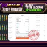 Bukti Jp MEME4D Slot Online 14 November 2025