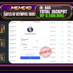 Bukti Jp MEME4D Slot Online 01 November 2025