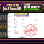 Bukti Jp MEME4D Slot Online 11 November 2025