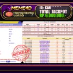 Bukti Jp MEME4D Togel Online 21 November 2025