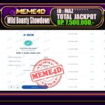 Bukti Jp MEME4D Slot Online 27 November 2025