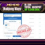 Bukti Jp MEME4D Slot Online 11 November 2025